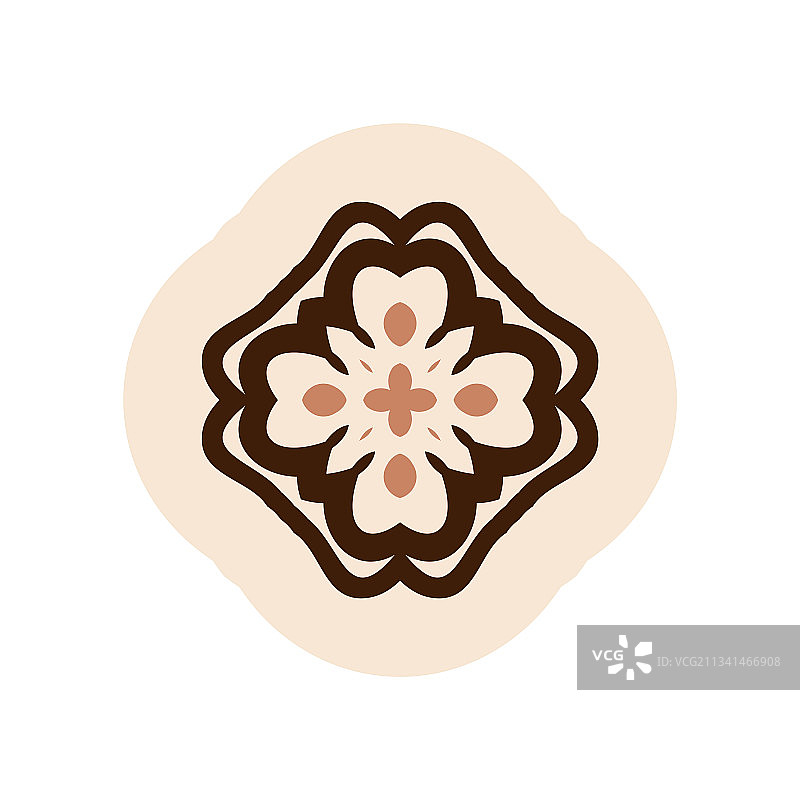 可爱的花卉主题图标涂鸦图片素材