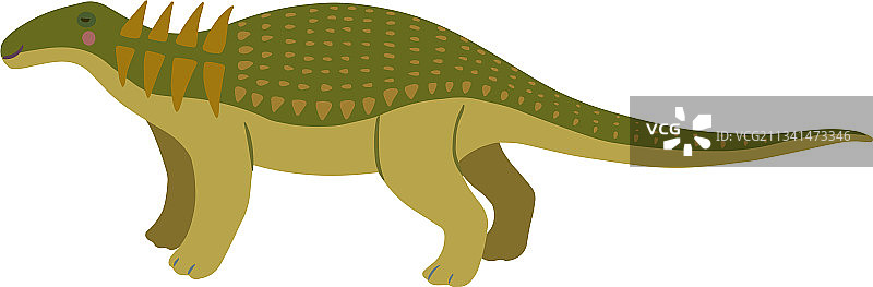 白色背景上孤立的可爱卡通涂鸦结节龙图片素材