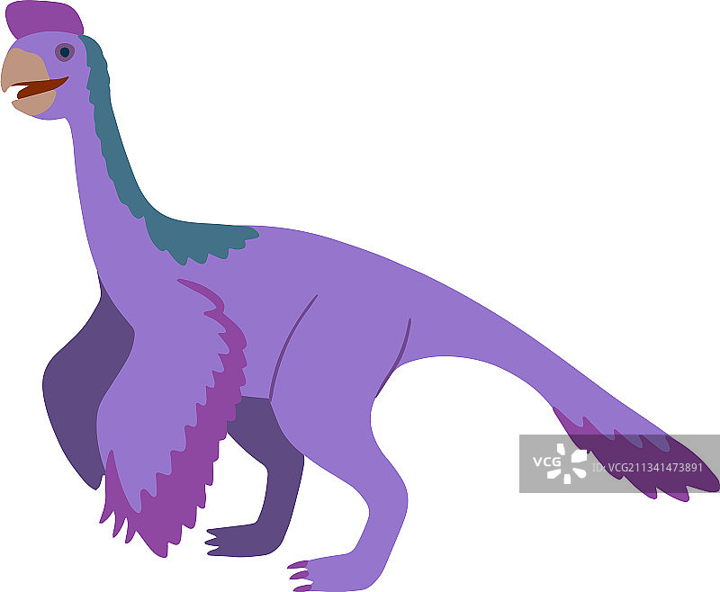 可爱卡通涂鸦犹他盗龙插画图片素材