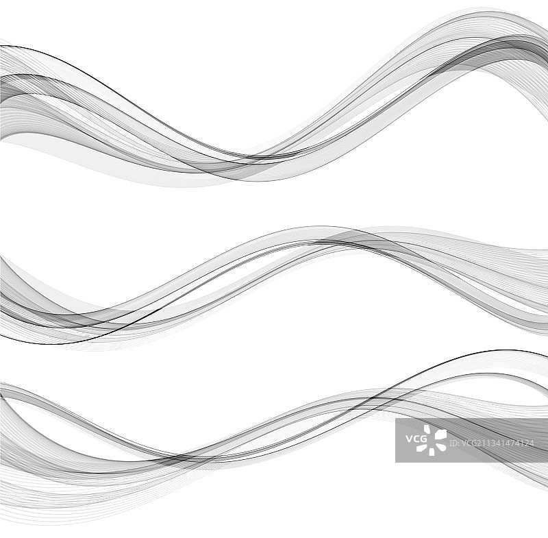 抽象流动波浪线条图片素材