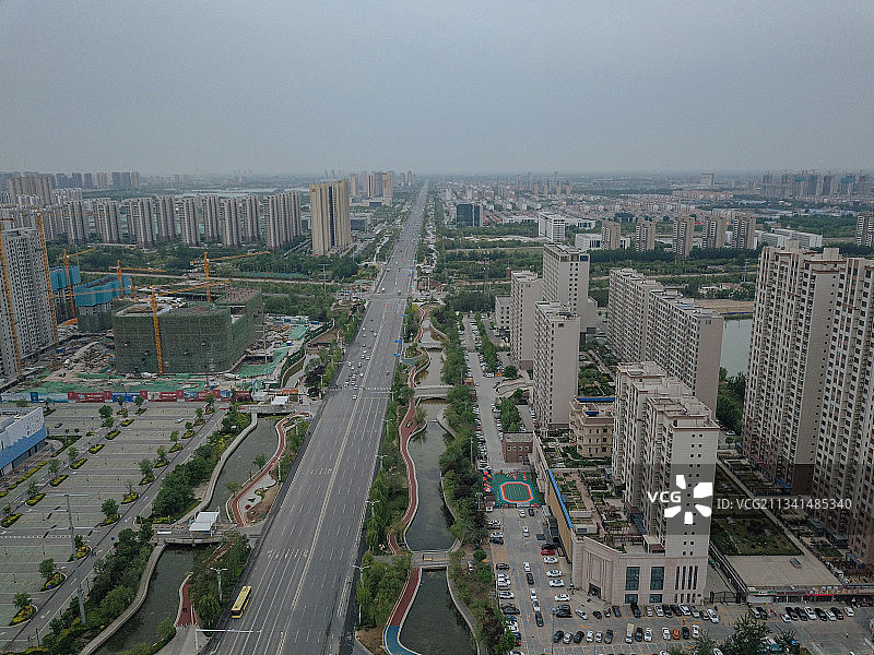 滨州 滨城区 地标 航拍素材 山东 滨州市 城市 商业 风图片素材