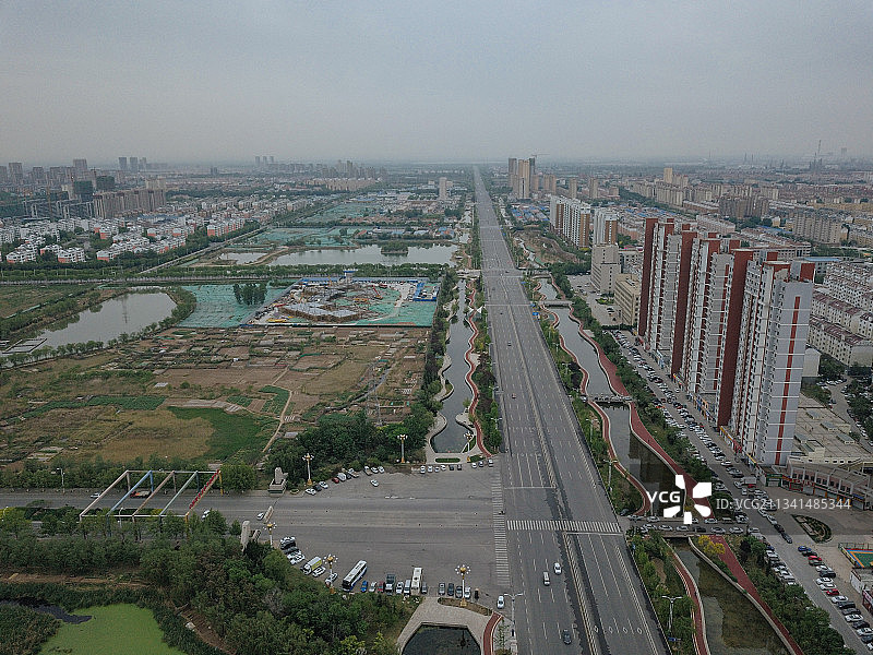 滨州 滨城区 地标 航拍素材 山东 滨州市 城市 商业 风图片素材