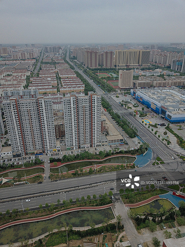 滨州 滨城区 地标 航拍素材 山东 滨州市 城市 商业 风图片素材