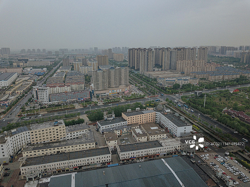 滨州 滨城区 地标 航拍素材 山东 滨州市 城市 商业 风图片素材