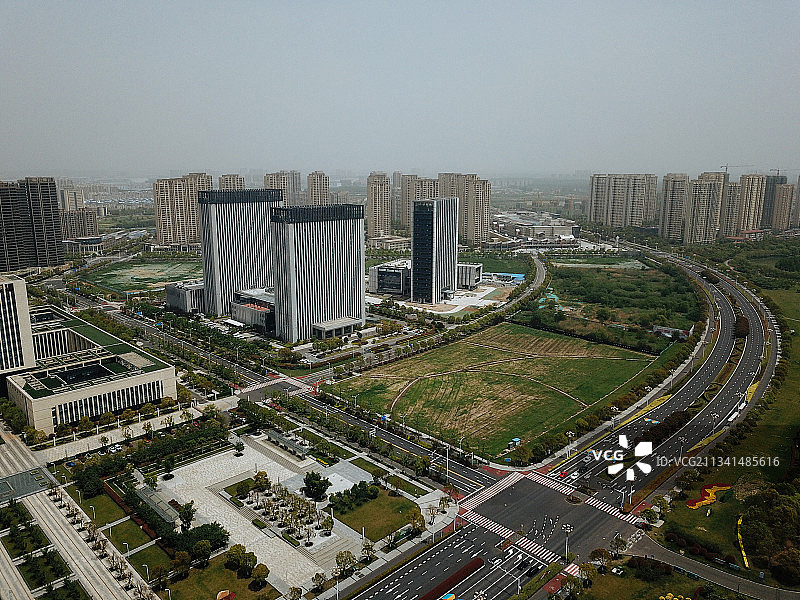 淮安 淮安区 地标 航拍素材 江苏 淮安市 城市 商业 风光图片素材