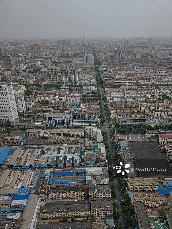 临沂 兰山区 地标 航拍素材 山东 临沂市 城市 商业 风图片素材