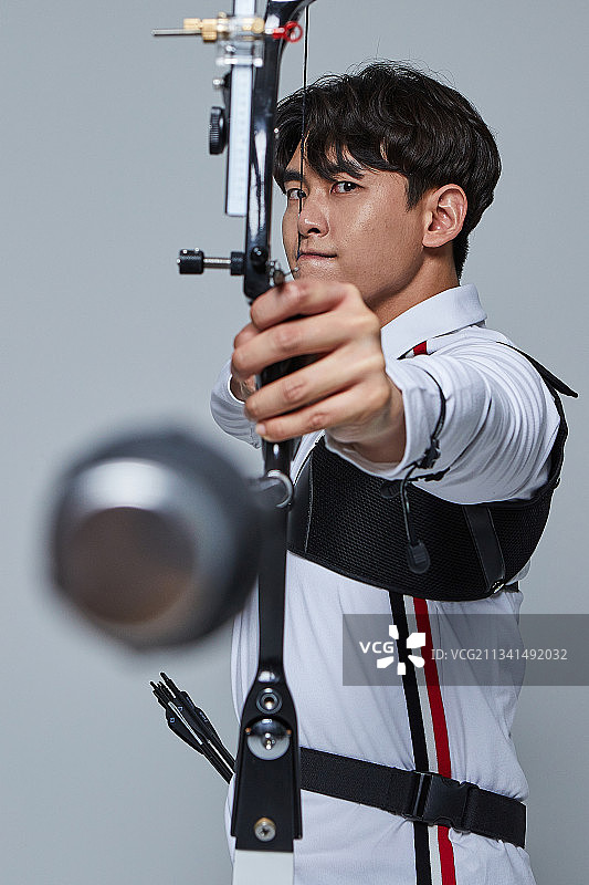 射箭、运动、胜利、比赛、箭头、弓、运动员、竞赛、专注图片素材
