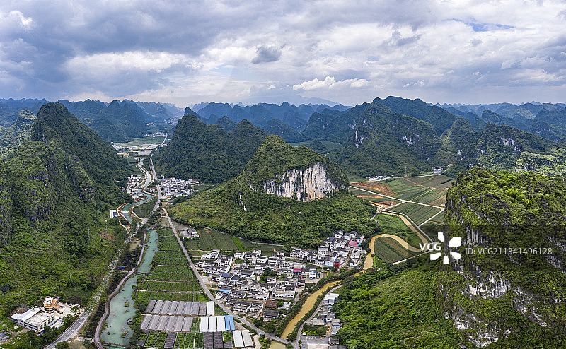 马山古零小镇图片素材