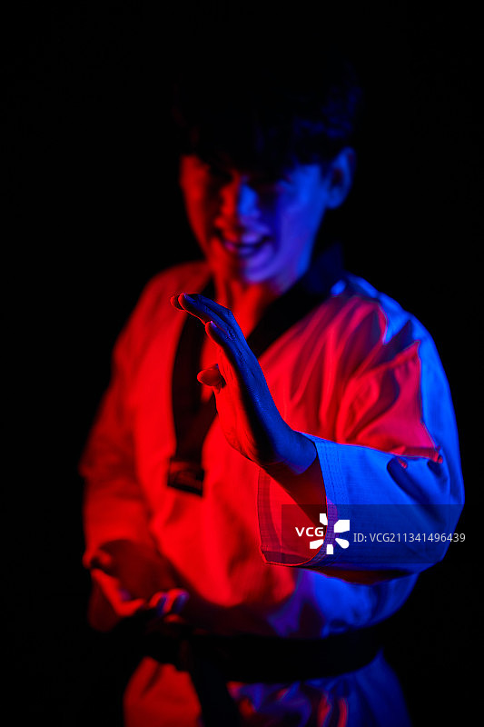 跆拳道：奥林匹克运动会赛事图片素材