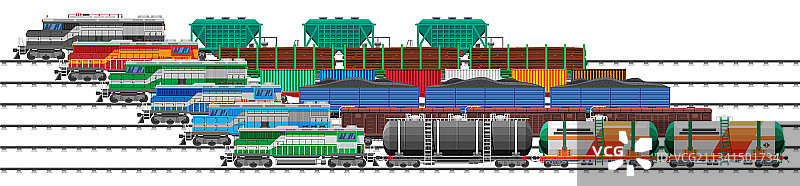 火车货车车厢、水箱图片素材