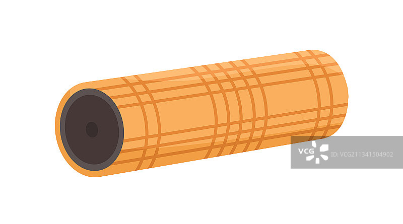 用于锻炼背部和脊柱的网格泡沫轴图片素材