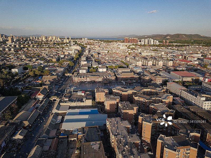 蓟州 蓟州区 地标 航拍素材 天津 蓟州区 城市 商业 风图片素材