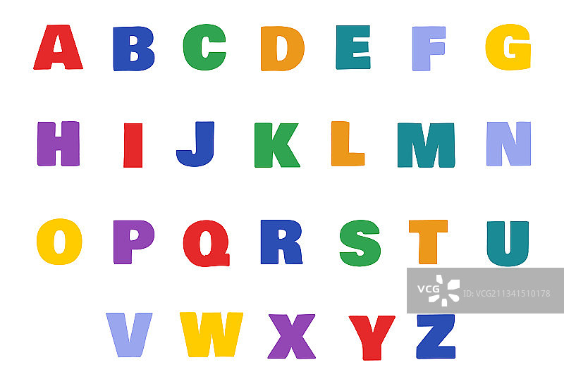 字母ABCD图片素材