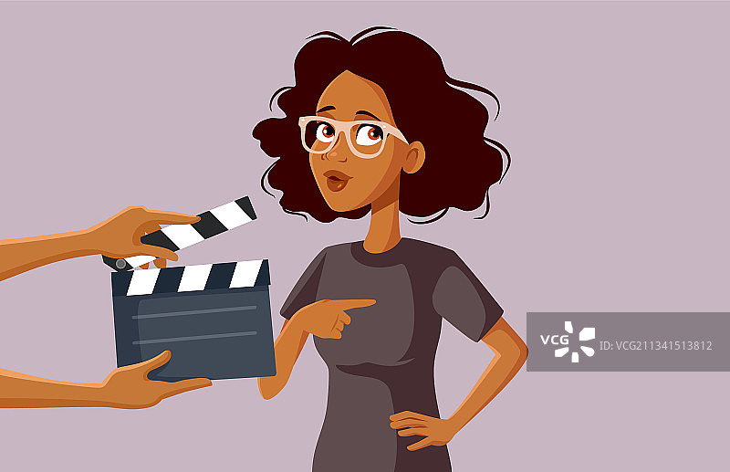 非洲女演员在片场拍摄图片素材