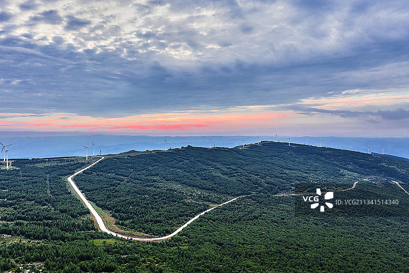 冰山梁晨曦图片素材