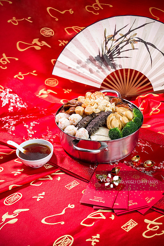 新年盆菜图片素材