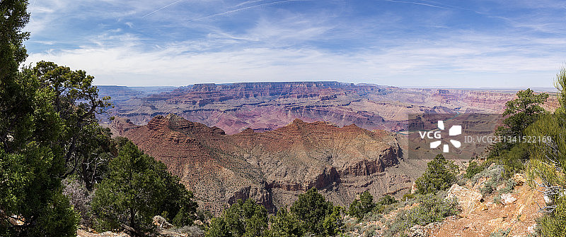 美国亚利桑那州大峡谷村的壮丽景色图片素材