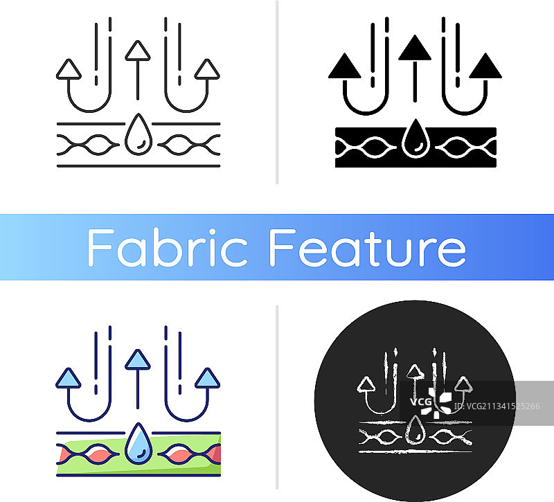 膜纺织品质量图标图片素材