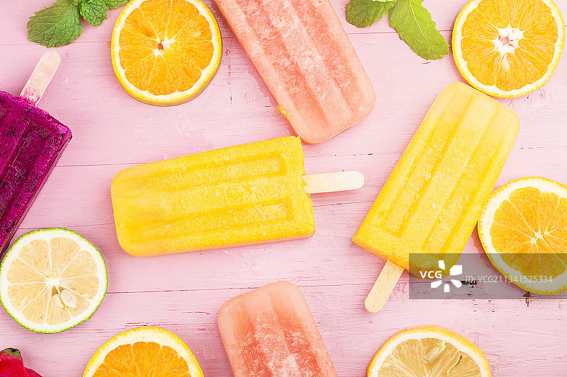 夏天冰棍图片素材