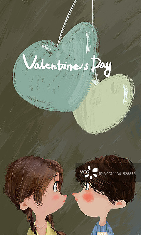 对视的情侣图片素材