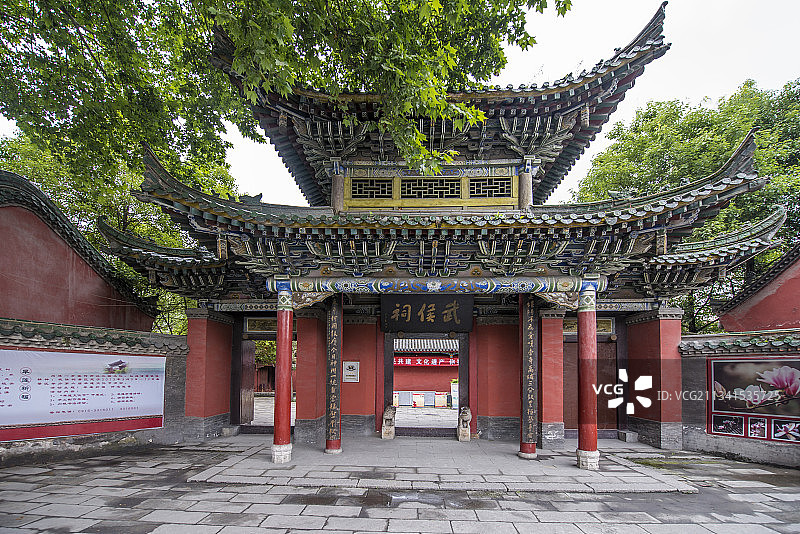 2013-05-29中国，陕西省，汉中市，勉县，武侯祠图片素材