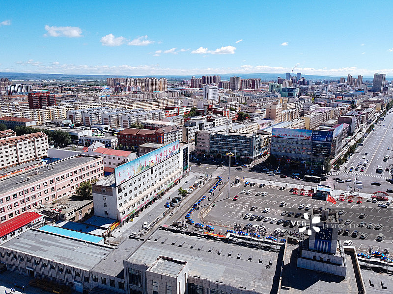 集宁区 乌兰察布 地标 航拍素材 内蒙古自治区 乌兰察布市图片素材