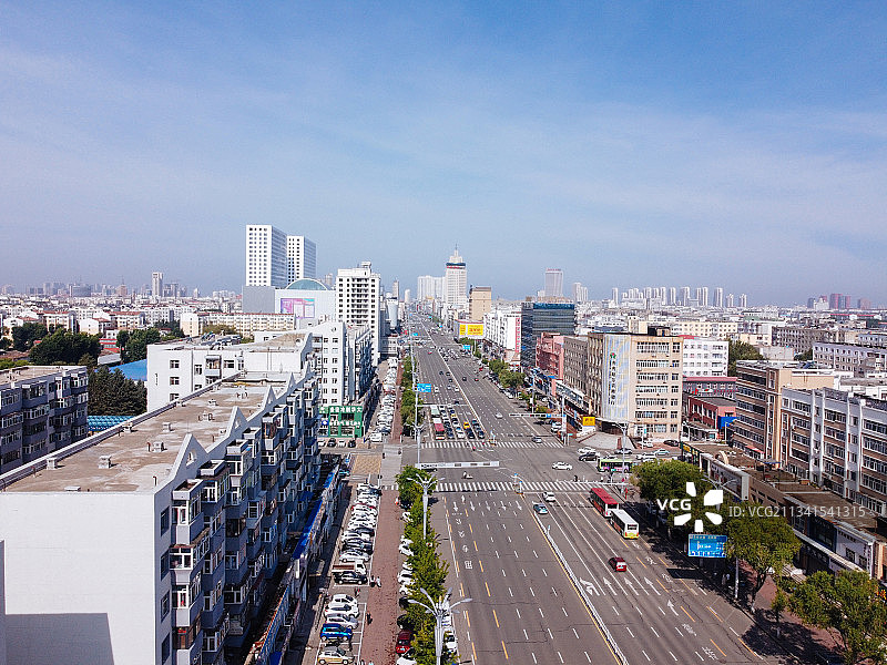齐齐哈尔 铁锋区 地标 航拍素材 黑龙江 齐齐哈尔市 城市图片素材