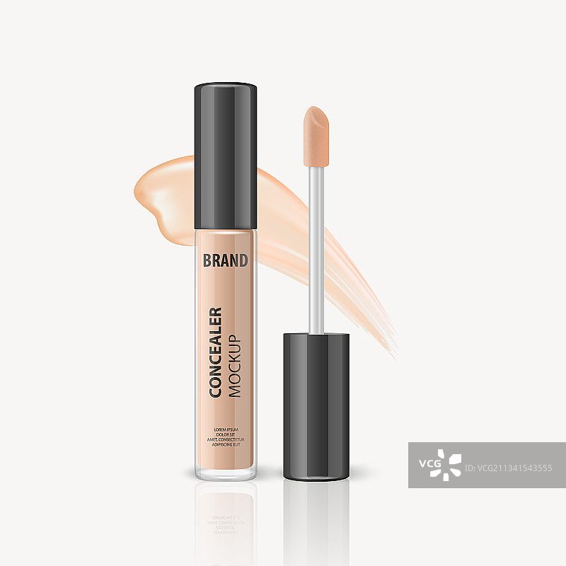 3D逼真唇彩粉底液图片素材
