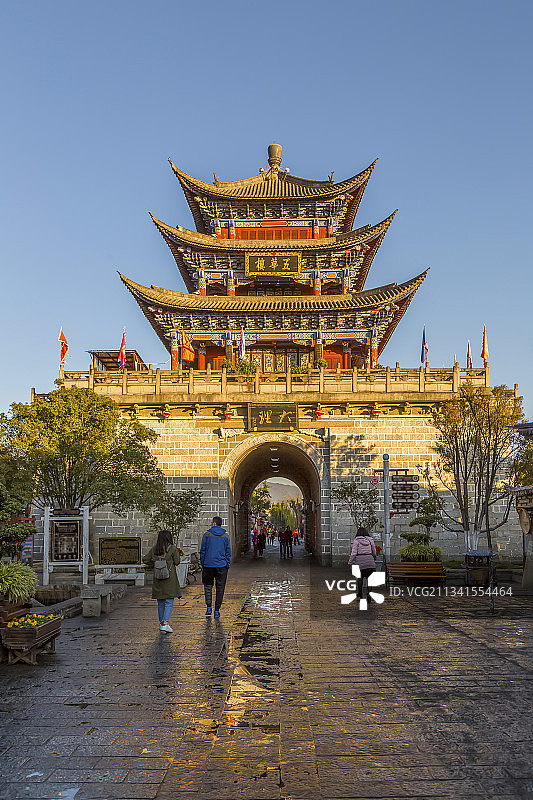 云南大理街景图片素材