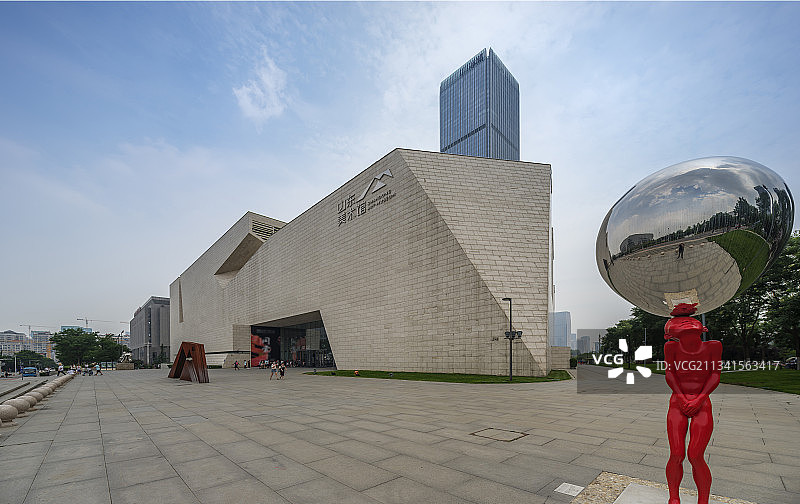 山东美术馆外景图片素材