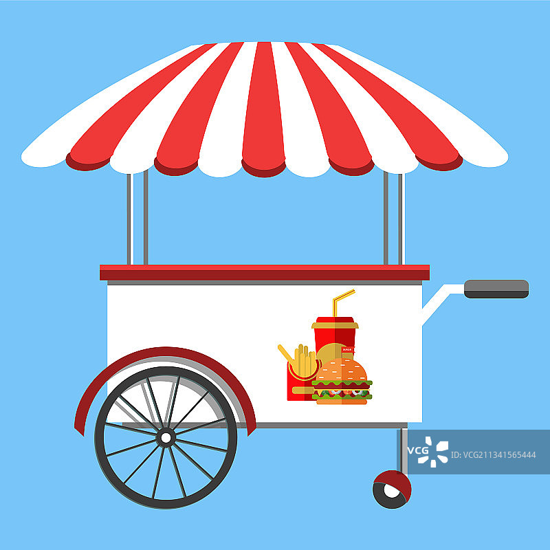 餐车美食节菜单手册图片素材