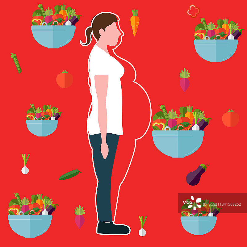 身材肥胖的瘦弱女子图片素材