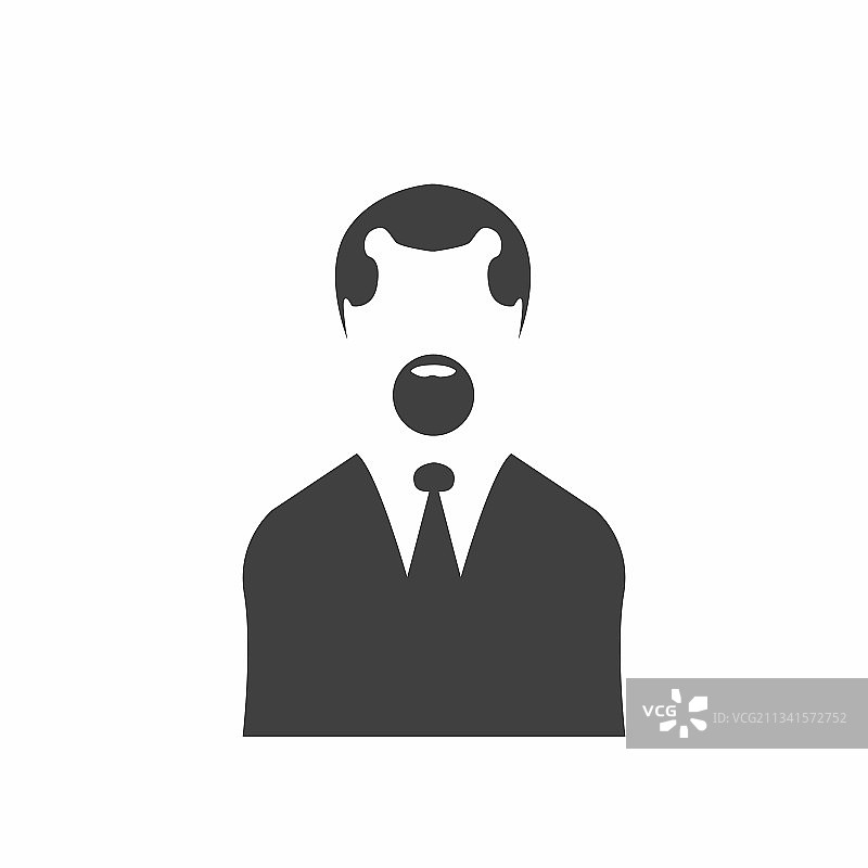 男女商人头像图标图片素材