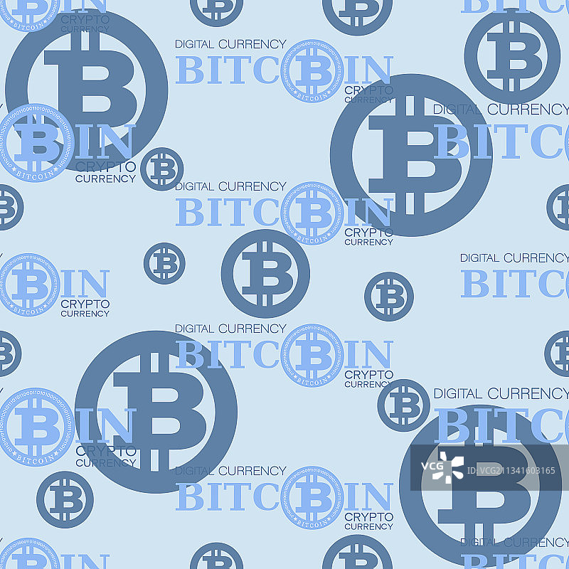 比特币数字符号背景加密图片素材