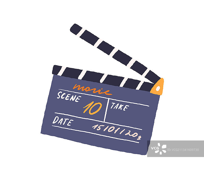 电影视频制作场记板图片素材