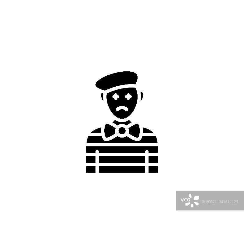 标志中的小丑图标图片素材