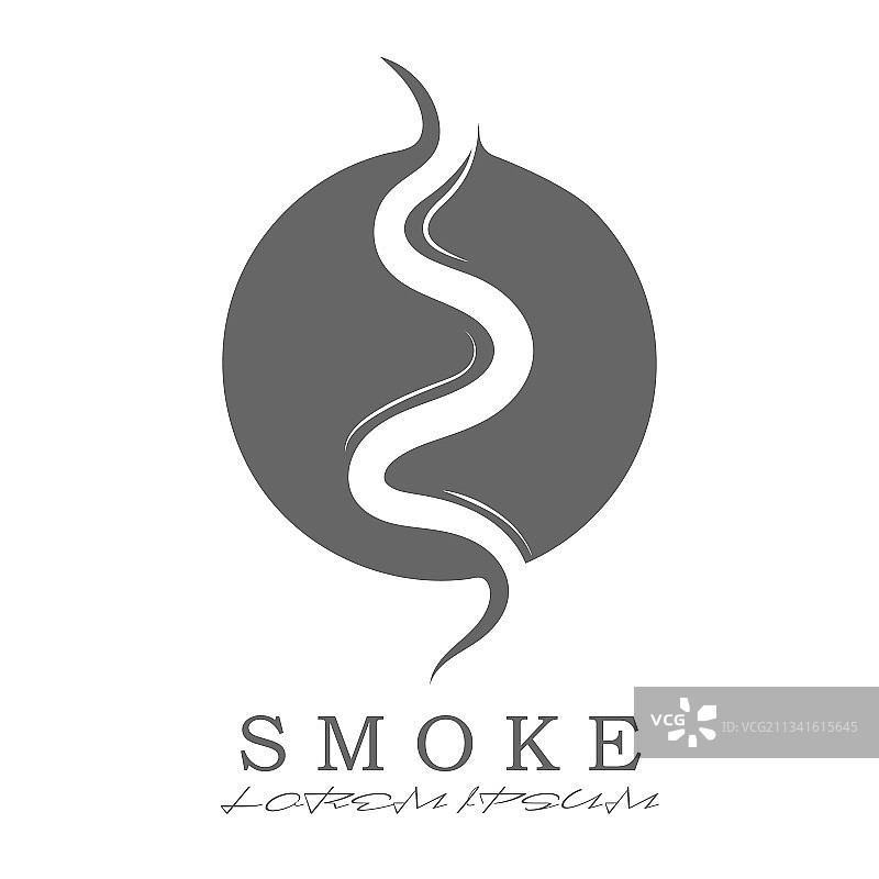 香薰或蒸汽扁平风格图标图片素材