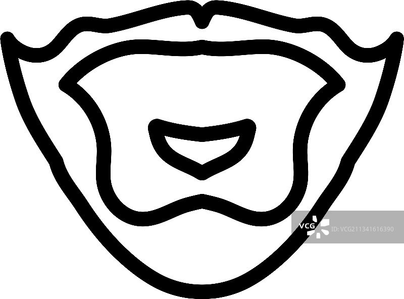 山羊胡图标图片素材