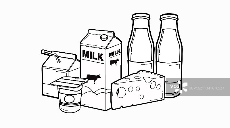 白色方形瓶子图片素材