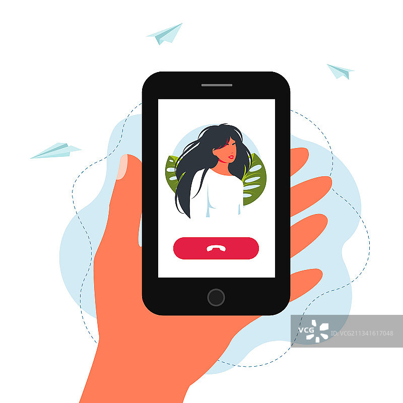 视频通话概念与爱人视频通话图片素材