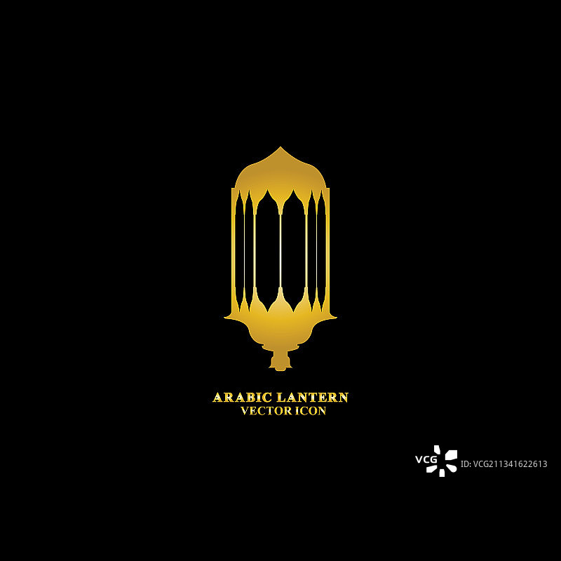阿拉伯灯笼扁平图标斋月灯笼图片素材