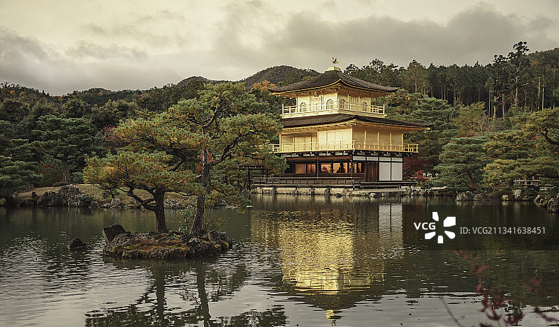 日本京都金阁寺图片素材