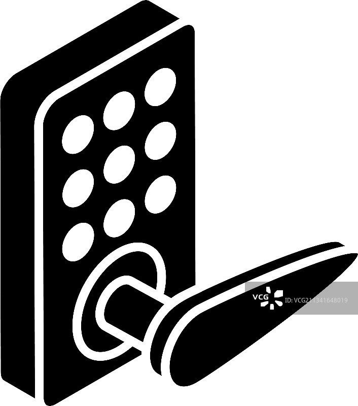 数字门锁图片素材