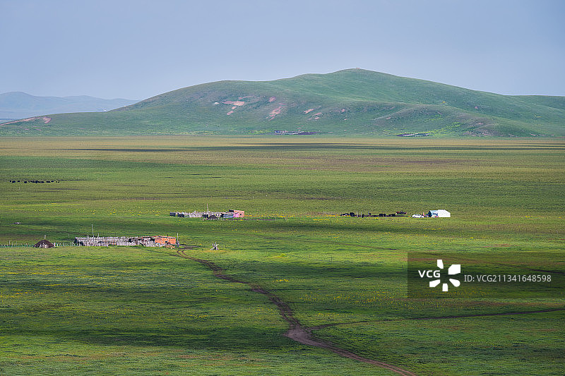 中国甘肃甘南草原风光图片素材