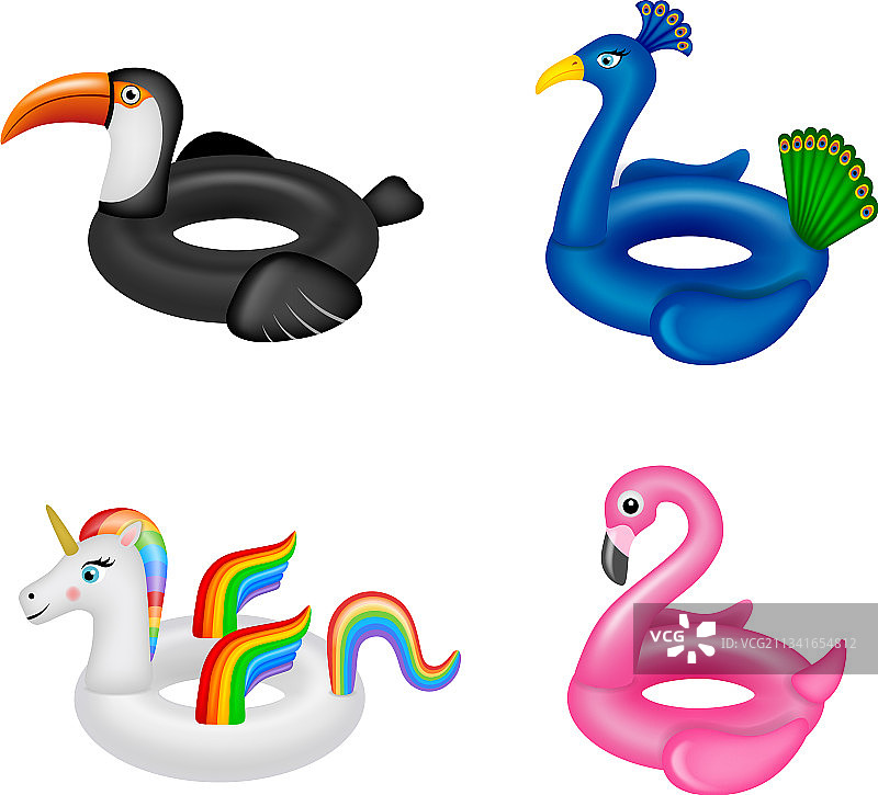 充气动物图片素材