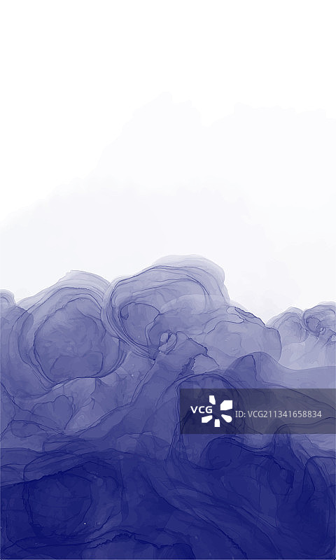 抽象蓝色大理石流体彩绘背景图片素材