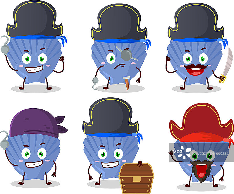 卡通角色蓝色外壳图片素材