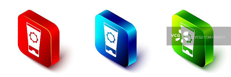 管状防晒霜2.5D图标图片素材