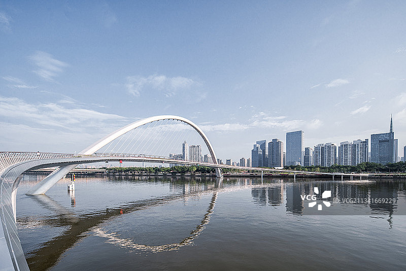 广州海心桥城市景观图片素材