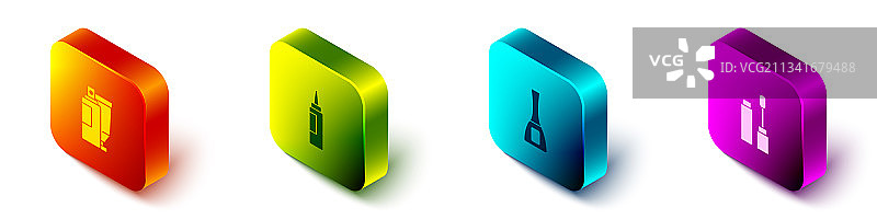 2.5D乳霜或润肤露化妆品软管套装图片素材